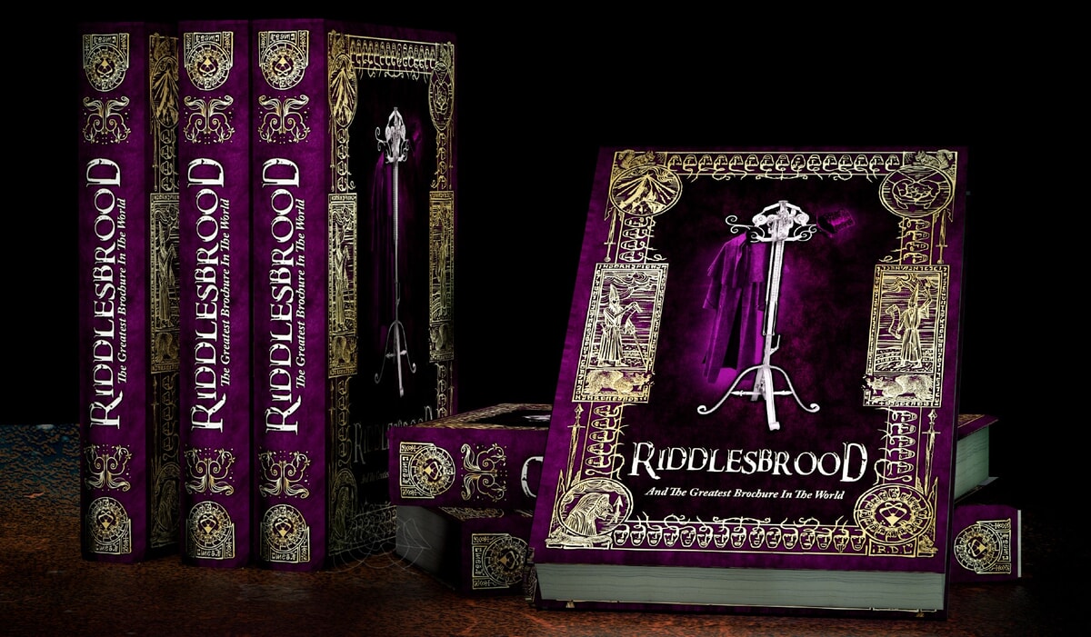 The official novel of Riddlesbrood, a thrilling story filled with mystery, spectacle, and theatrical wonder