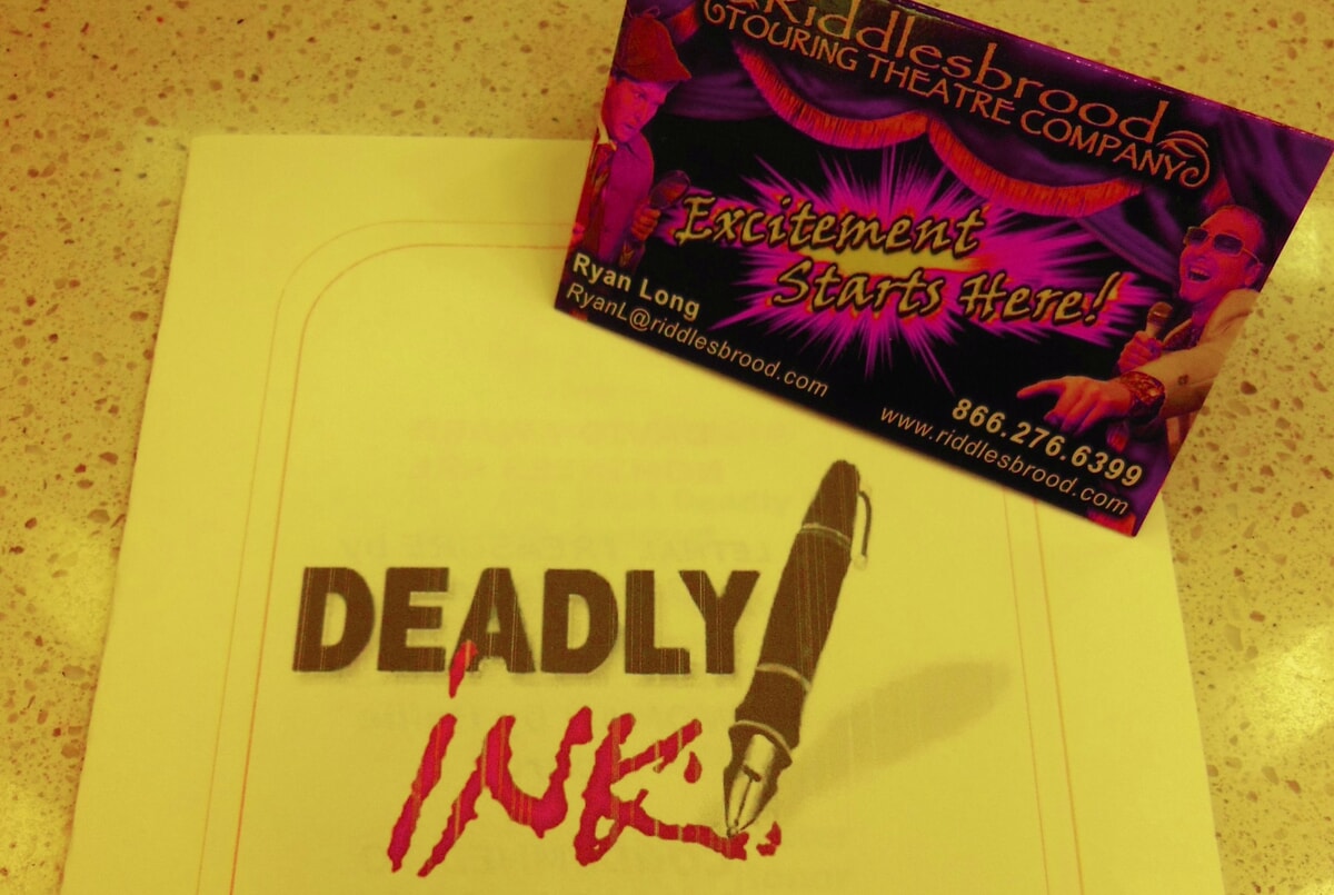 Gaining valuable writing tips at the Murder Mystery Writer’s Conference!