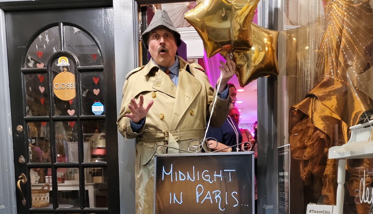 Inspector Clouseau-inspired detective humor—bring laughter to your next event with a comedy mystery show!