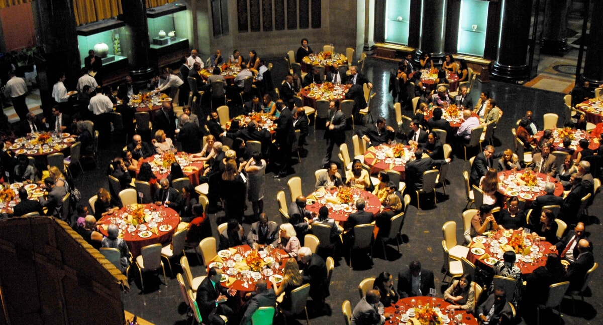 Exciting murder mystery rehearsal dinner where guests become part of the interactive story.