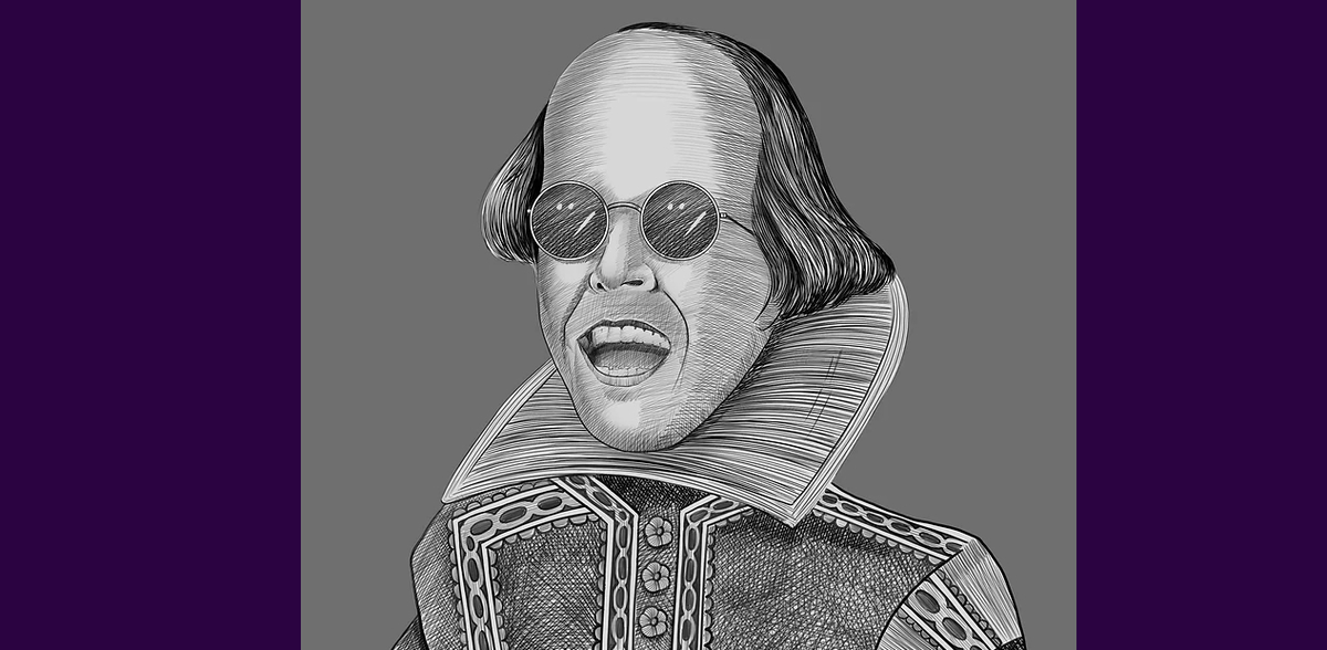 An eerie sketch of Shakespeare, found in ancient documents linked to a secretive tribe of thespians.