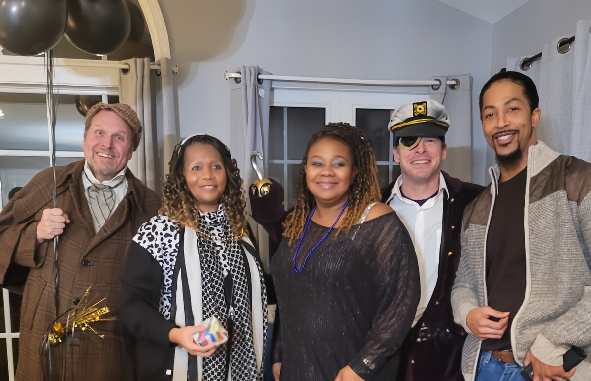 Sherlock Holmes comedy mystery show where audience members become part of the story—What is audience interactive?
