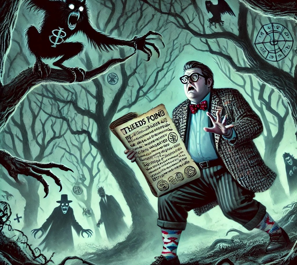 A scholarly prank? Professor T. Halberd’s latest comedic mishap