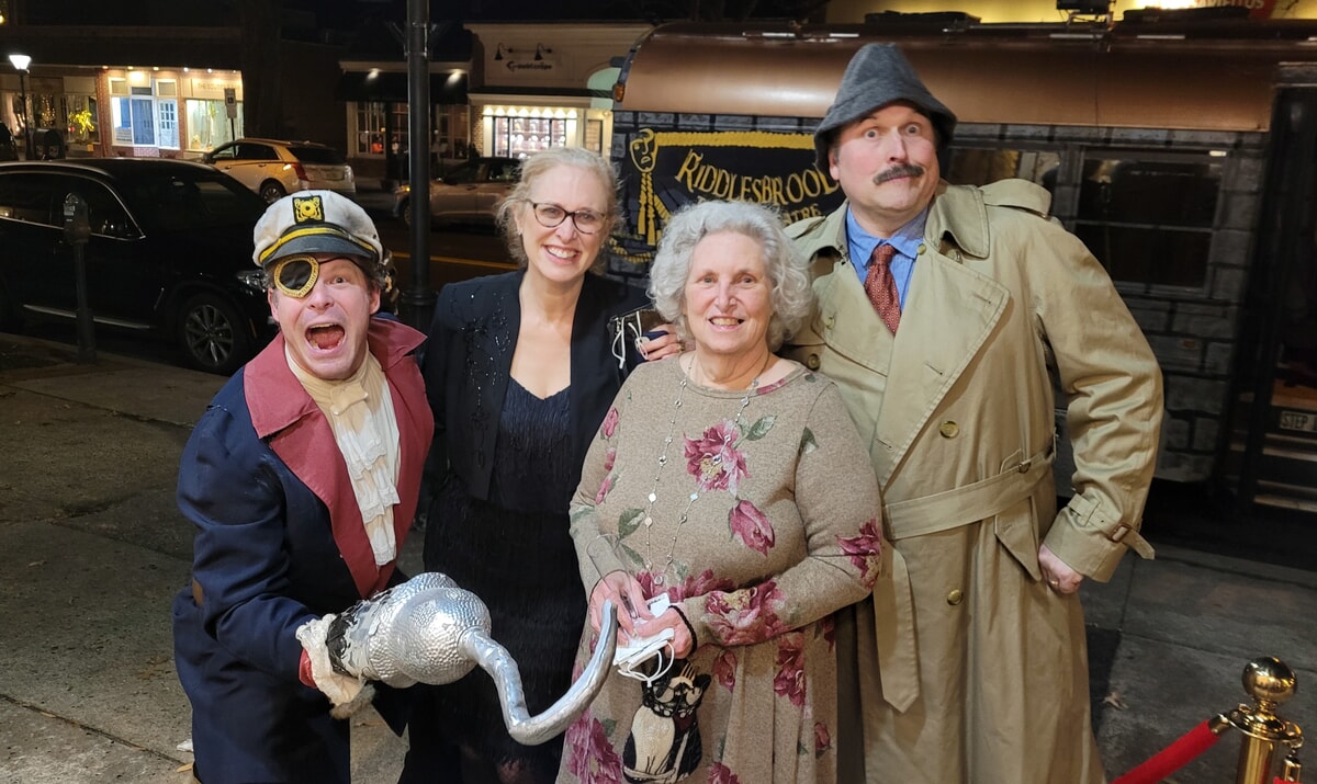 Inspector Clouseau parody investigating a hilarious murder mystery—perfect entertainment for your next event