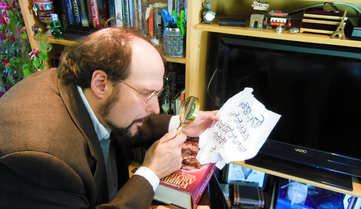 Professor T. Halberd doing something silly in the world