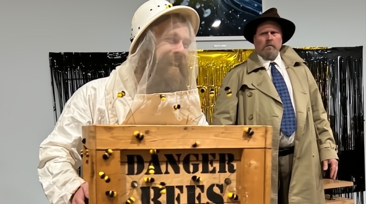 Murder Mystery Etiquette Tip: Let the detectives investigate before jumping to conclusions!