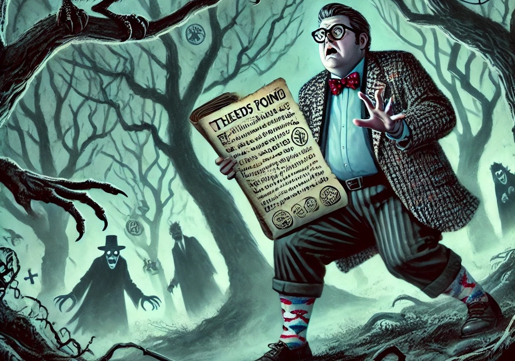 Professor T. Halberd sees Pan!