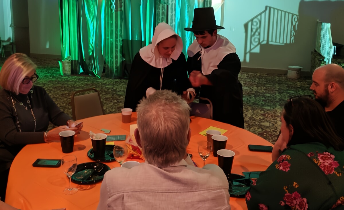 Who’s the Killer? The Whole Cast Gathers for a Pilgrim Whodunit!