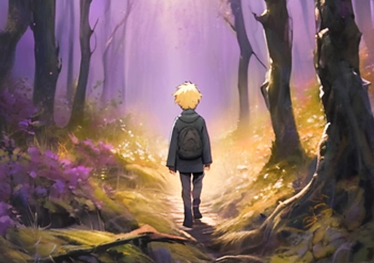 Golden haired boy