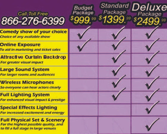 Package Rate Chart