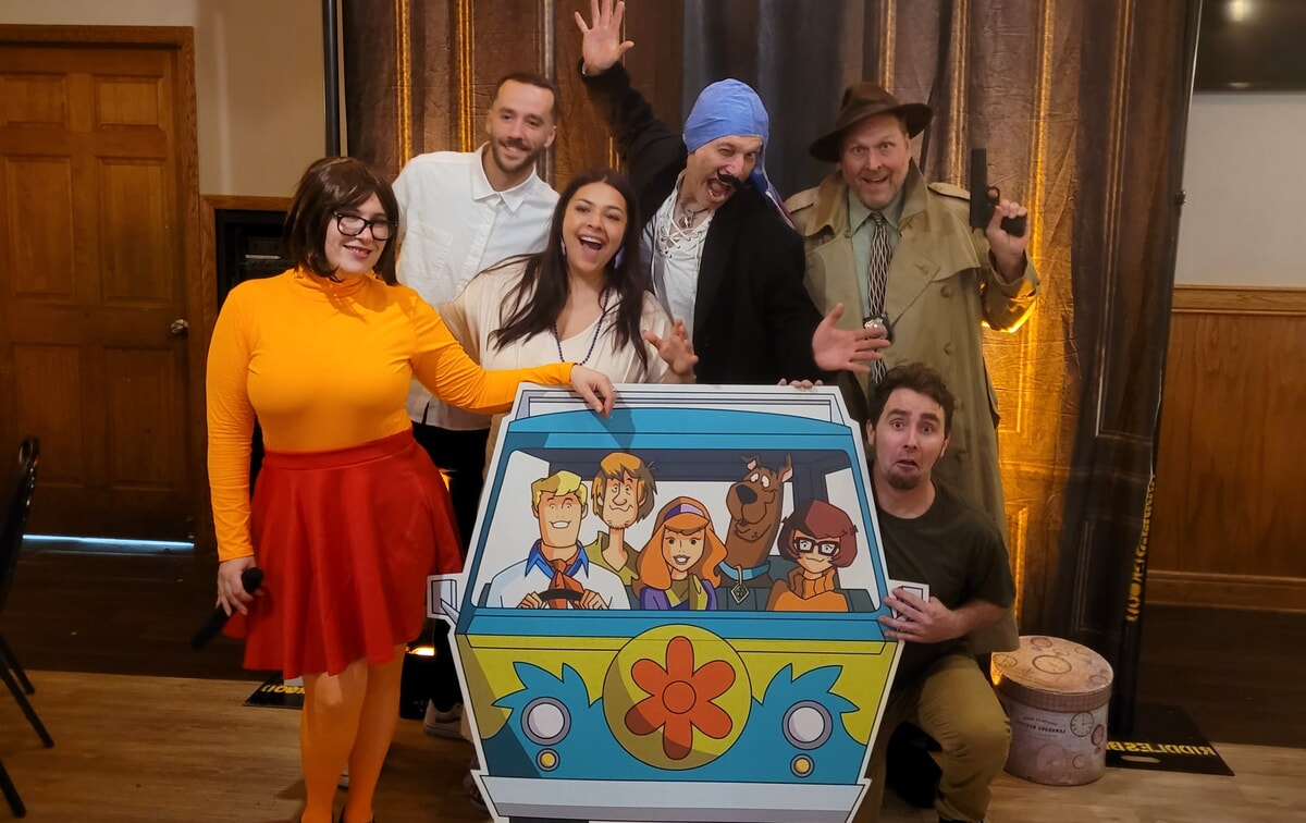 Professional actors in custom-themed show costumes, delivering an unforgettable live performance